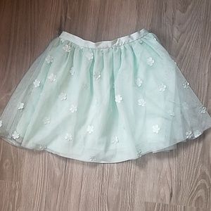 Girly flowered skirt